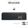 Teclado logitech mx keys s inalambrico grafito - Imagen 3