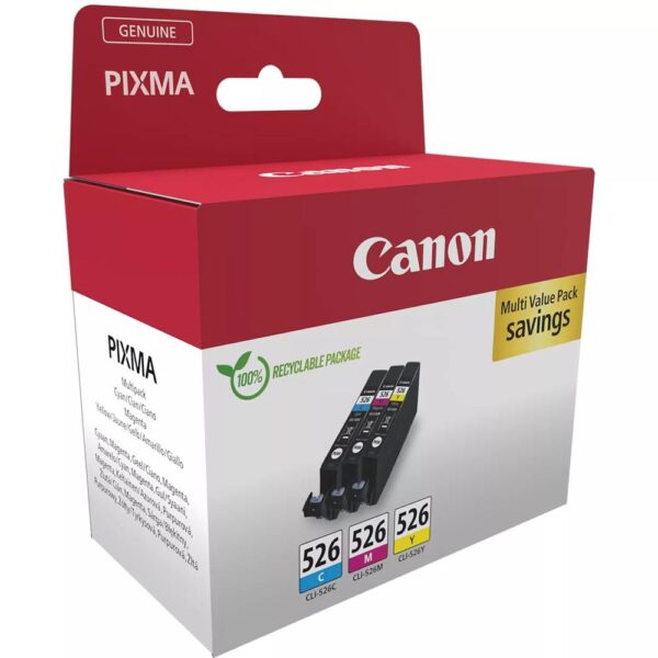 Multipack canon cli - 526 c - m - a mg5150 -  mg5250 -  mg6150 -  mg8150 -  ip4850 blister - Imagen 2