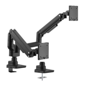 Soporte mesa equip vesa hasta 35 pulgadas 100x100 max 20kg doble pantalla negro