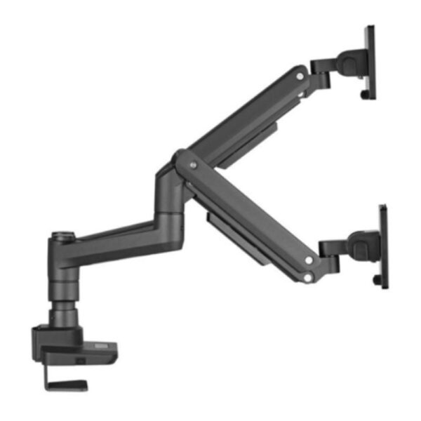Soporte mesa equip vesa hasta 35 pulgadas 100x100 max 20kg doble pantalla negro - Imagen 2