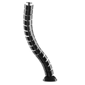 Organizador de cables de escritorio equip doble canal negro