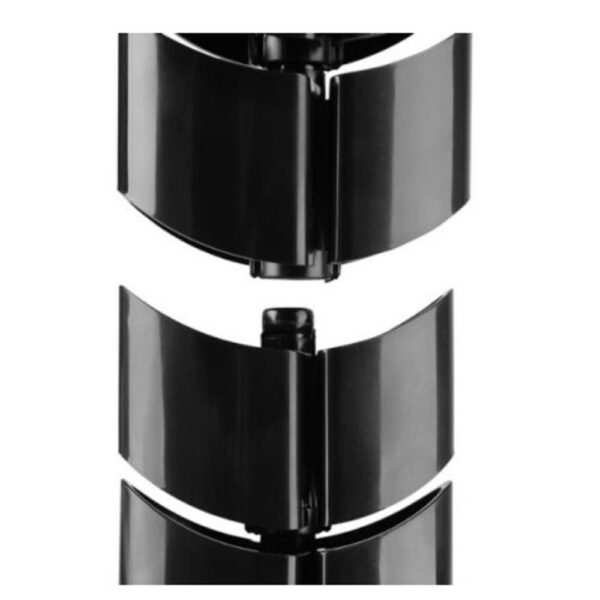 Organizador de cables de escritorio equip doble canal negro - Imagen 2