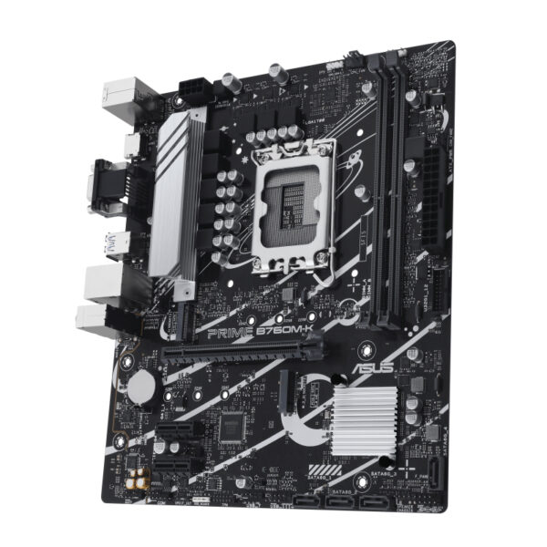 Placa base asus intel prime b760m - k socket 1700 ddr5 x2 max 96gb hdmi d - sub matx - Imagen 3