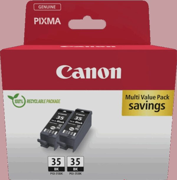 Cartucho tinta canon pgi - 35 twin pack