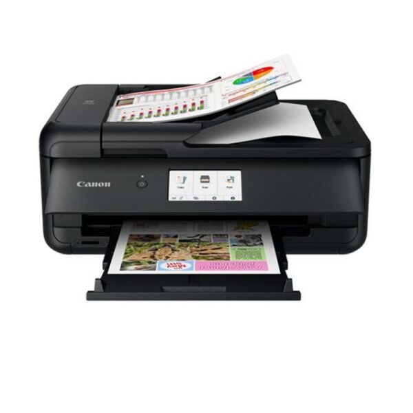 Multifuncion canon pixma ts9550a inyeccion color a3 -  negra -  red -  wifi -  duplex impresion -  adf -  tintas independientes -  lcd tactil - Imagen 2
