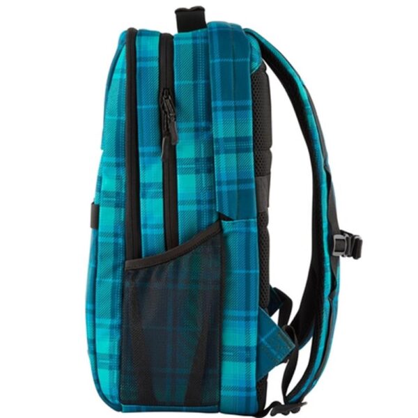 Mochila hp campus xl con patrón de cuadros de tartán - Imagen 2