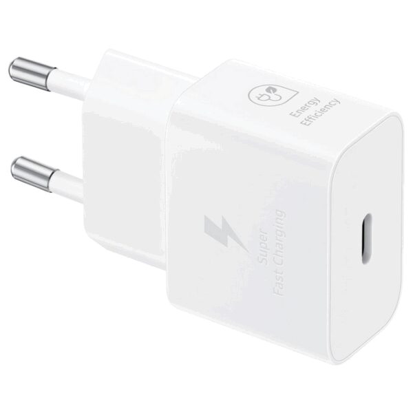 Cargador samsung ep - t2510nwegeu usb tipo c blanco 25w - cable no incluido - Imagen 3