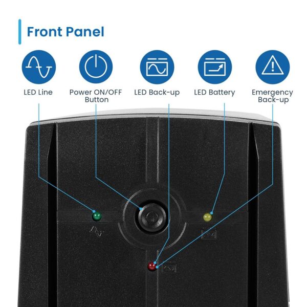 Sai ewent ew3995 780va - 390w avr - Imagen 2