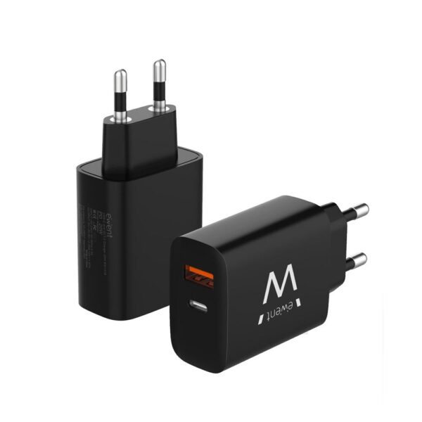 Cargador ewent ew1319 20w usb tipo a - usb tipo c - Imagen 3