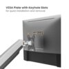 Soporte mesa ewent vesa hasta 45 pulgadas 100x100mm max 15kg - Imagen 3