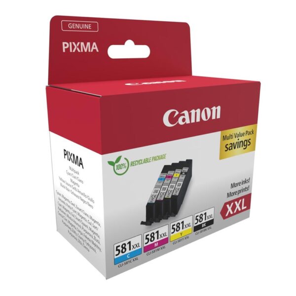 Multipack tinta canon cli - 581xxl bk - c - m - y - Imagen 2