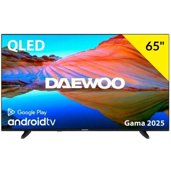 Tv daewoo 65 pulgadas qled 4k uhd - 65dm72uaqp - android tv