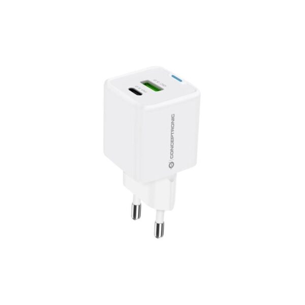 Cargador de pared conceptronic althea16w 33w + cable usb 3.0 3 en 1 blanco - Imagen 2