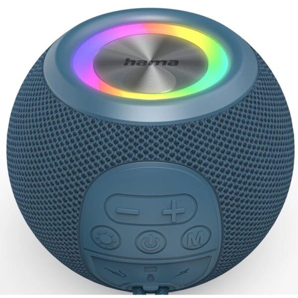 Altavoz hama ball shape mono azul - Imagen 3