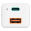 Cargador pared hama gan 65w 1 x usb tipo c 1 x usb tipo a blanco carga rapida - Imagen 3