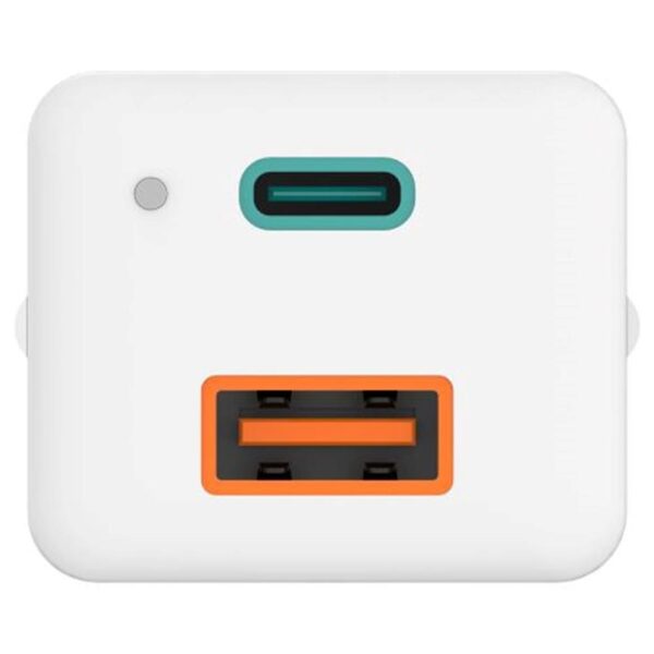 Cargador pared hama gan 65w 1 x usb tipo c 1 x usb tipo a blanco carga rapida - Imagen 3