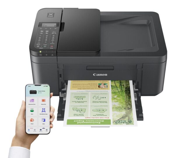 Multifuncion canon pixma tr4755i inyeccion color fax a4 wifi duplex impresion - Imagen 2