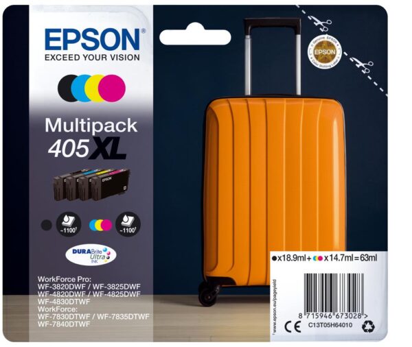 Pack cartuchos epson 405xl durabrite ultra ink