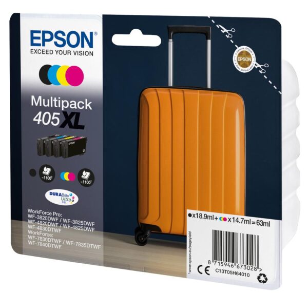 Pack cartuchos epson 405xl durabrite ultra ink - Imagen 2