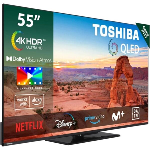 Tv toshiba 55 pulgadas qled 55qv3463dg smart tv - Imagen 2