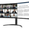 Curva lg 34wr55qk - b 34 pulgadas 3440 x 1440 5ms hdmi displayport reg. altura - Imagen 3