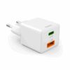 Cargador pared hama 30w 1 x usb tipo c 1 x usb tipo a blanco carga rapida - Imagen 2