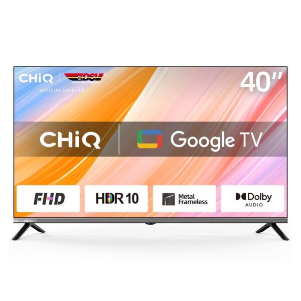 Tv chiq 40 pulgadas led l40m9v  fhd  google tv tv hdmi usb smart tv chasis metalico - Imagen 2