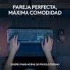 Teclado + raton logitech mx keys s combo inalambrico grafito español - Imagen 3