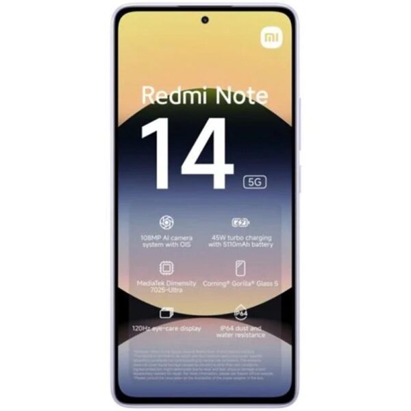 Movil xiaomi redmi note 14 5g 8 - 256gb lila - Imagen 2