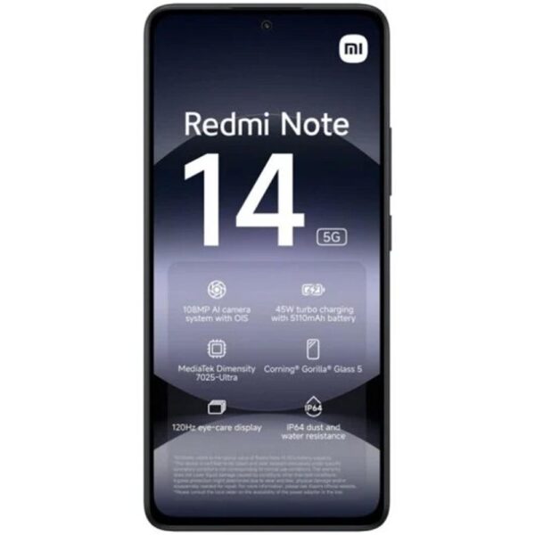 Movil xiaomi redmi note 14 5g 8 - 256gb negro - Imagen 2