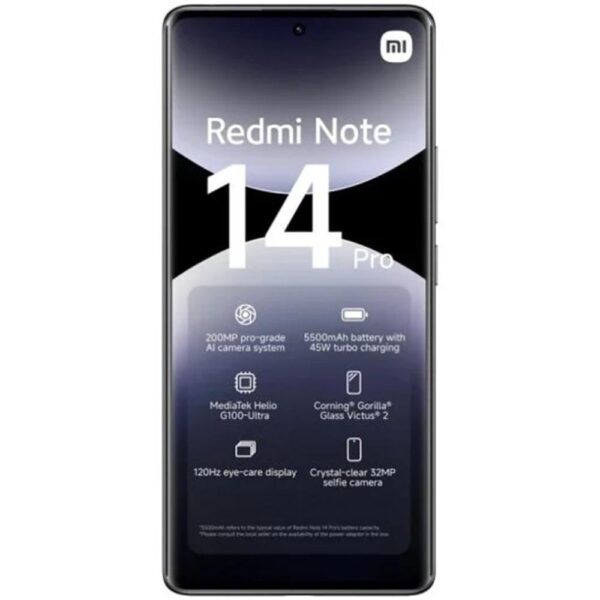 Movil xiaomi redmi note 14 pro 8 - 256gb negro - Imagen 2