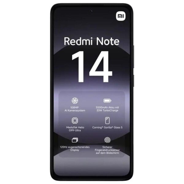 Movil xiaomi redmi note 14 6 - 128gb negro - Imagen 2