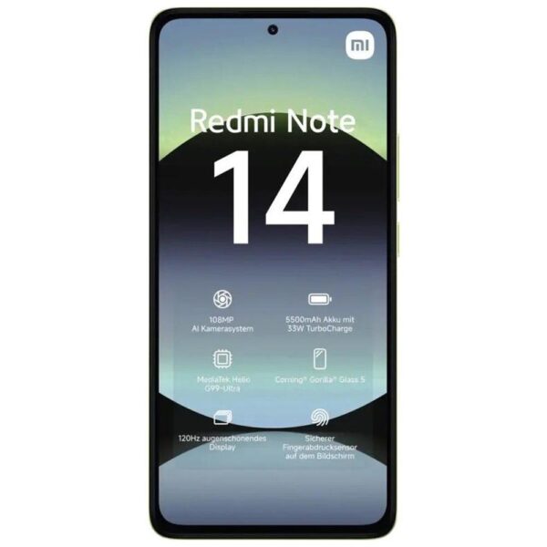 Movil xiaomi redmi note 14 6 - 128gb verde - Imagen 2
