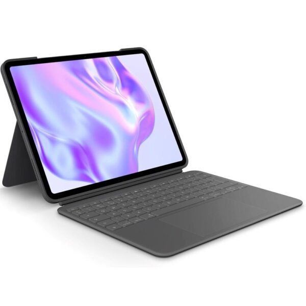 Funda logitech combo touch con teclado para ipad pro m4 13 pulgadas grafito ingles - Imagen 2