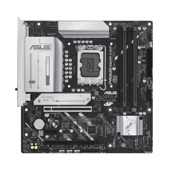 Placa base asus intel prime b860m - a wifi socket 1851 ddr5 x4 max 256gb hdmi displayport matx - Imagen 2