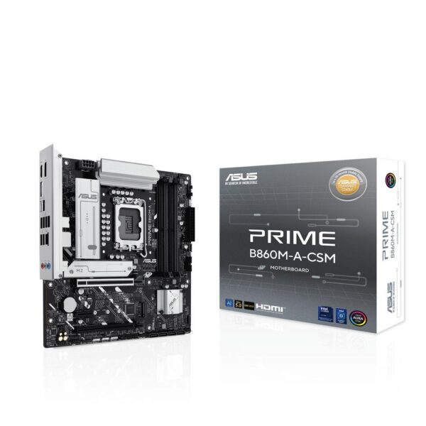 Placa base asus intel prime b860m - a - csm socket 1851 ddr5 x4 max 256gb hdmi displayport matx - Imagen 3