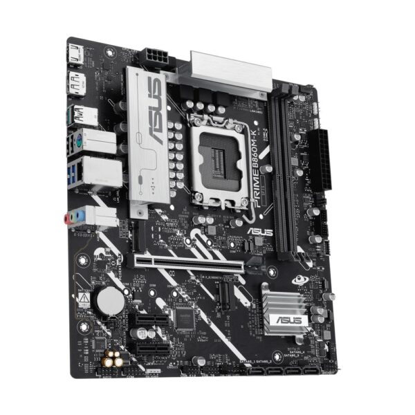 Placa base asus intel prme b860m - k socket 1851 ddr5 x2 max 128gb hdmi displayport matx - Imagen 3
