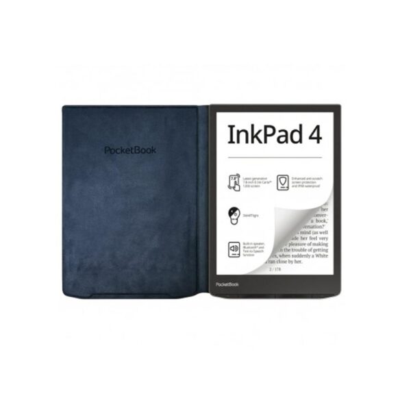 Pocketbook funda 743 flip cover azul marino version ww para inkpad 4 - inkpad color 2 y 3 - Imagen 3