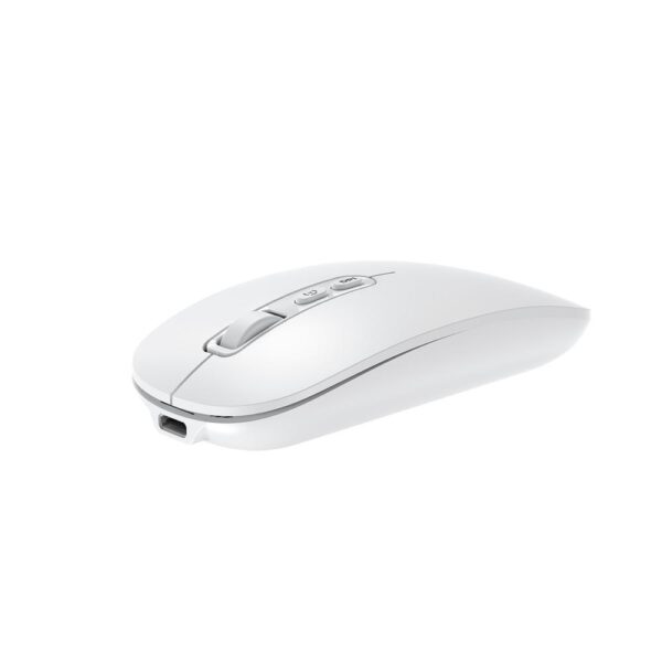 Mouse raton coolbox ia w02 blanco 1600 dpi inalambrico rf+bt - Imagen 2