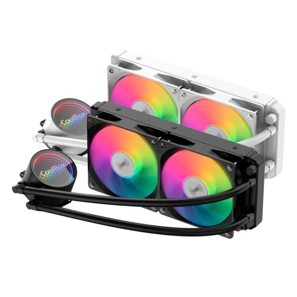 Kit de refrigeracion liquida coolbox infinite liquid 240 blanco - Imagen 2