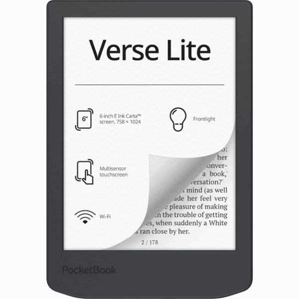 Libro electronico ebook pocketbook verse lite 6 pulgadas 8gb midnight grey - Imagen 2