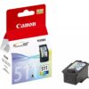 Cartucho tinta canon cl 511 tricolor 9ml mp240 -  250 -  260 -  270 mp 480 -  490 mx 320 -  330 - Imagen 2