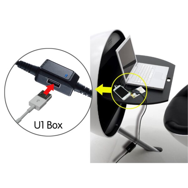 Adaptador cargador de corriente universal automatico  phoenix 40w  (incluye 5 conectores)  para portatiles y netbooks con puerto usb - Imagen 3