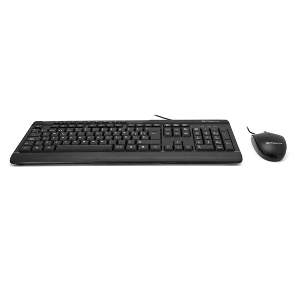Combo phoenix key media de teclado multimedia español qwerty y ratón con cable usb - Imagen 2