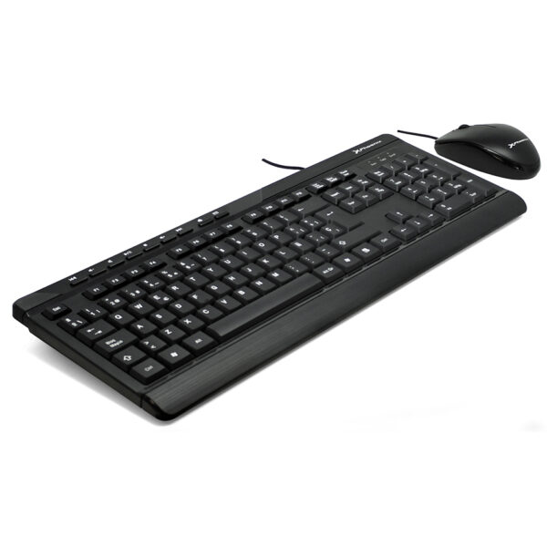Combo phoenix key media de teclado multimedia español qwerty y ratón con cable usb - Imagen 3