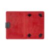 Funda universal phoenix para tablet hasta 10 pulgadas universal teclado bluetooth roja - Imagen 2
