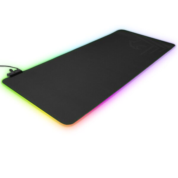Alfombrilla de raton ordenador gaming phoenix mylus 90cm flexible con borde led rgb extendida - resitente a liquidos - Imagen 2
