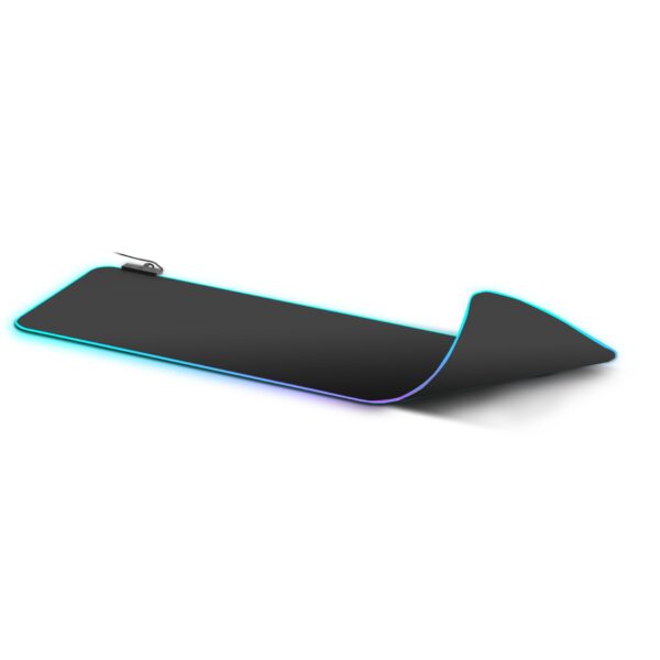 Alfombrilla de raton ordenador gaming phoenix mylus 90cm flexible con borde led rgb extendida - resitente a liquidos - Imagen 3