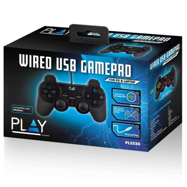 Mando gamepad ewent pl3330 usb para pc - Imagen 3