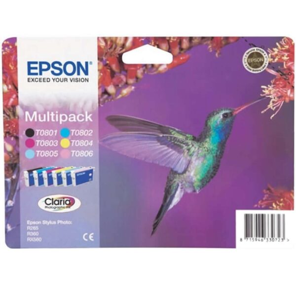 Multipack tinta epson t08074 t080140+240+340+440 +540+640 -  colibri - Imagen 2